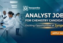 Analyst Jobs at Syngene| Chemistry Graduates Apply Now
