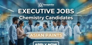 Executive Jobs at Asian Paints | Chemistry Grads Apply Now
