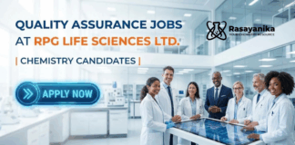 IPQA QA Jobs at RPG Life Sciences, Ankleshwar QA Jobs at RPG Life Sciences | Chemistry Candidates Apply Now