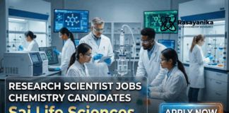 Advance Your Career as an Associate Research Scientist in Process R&D at Sai Life Sciences Research Scientist Jobs at Sai Life Sciences | Chemistry Positions