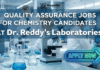 Quality Assurance Jobs at Dr Reddy’s Laboratories – Validation Team Member Role For Chemistry Quality Assurance Jobs at Dr Reddy's | Chemistry Grads Apply