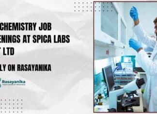 QC Chemistry Job Openings at Spica Labs Pvt Ltd – Apply on Rasayanika QC Chemistry Job Openings at Spica Labs Pvt Ltd - Apply on Rasayanika