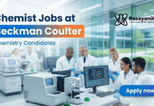 Organic Chemist Jobs at Beckman Coulter – R&D Careers in Bangalore Chemist Jobs at Beckman Coulter | Chemistry Graduates Apply