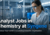 Analytical Chemistry Analyst Jobs at Syngene Bangalore – Apply Now Analyst Jobs at Syngene | Chemistry Candidates Apply Now