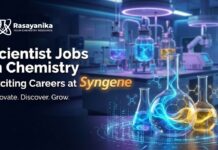 Associate Scientist Jobs at Syngene – MSc Chemistry Apply Online Scientist Jobs at Syngene | Chemistry Candidates Apply Now