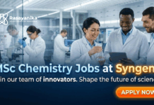 Lead Technical Training Role at Syngene | Advance Scientific Excellence MSc Chemistry Jobs at Syngene | Chemistry Candidates Apply
