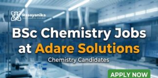 BSc Chemistry Jobs at Adare Pharma Solutions | Apply Now