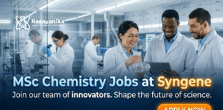 MSc Chemistry Jobs at Syngene | Chemistry Candidates Apply