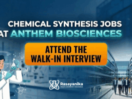 Chemical Jobs at Anthem Biosciences | Attend Walk-In Interview