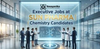 Executive Jobs at Sun Pharma | Chemistry Candidates Apply Now
