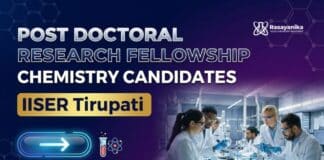 Post-Doctoral Research Fellowship at IISER Tirupati | Apply Now