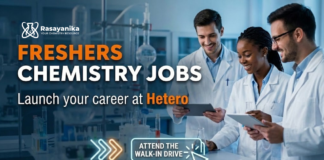 Freshers Chemistry Jobs at Hetero |  Attend the Walk-In Drive
