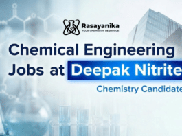 Chemical Engineering Jobs at  Deepak Nitrite | Apply Now