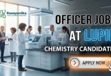 Officer Jobs at Lupin |  Chemistry Candidates | Apply Now