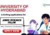 MSc Chemistry Jobs at University of Hyderabad | Apply now University of Hyderabad Recruitment 2026: JRF Jobs | MSc Chemistry Graduates Apply now