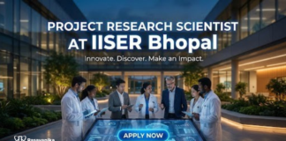 IISER Bhopal Recruitment: Project Research Scientist | Apply Now