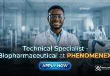 MSc Chemistry Jobs | Technical Specialist at Phenomenex | Apply Now