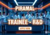 Freshers MSc Chemistry Jobs at Piramal | Trainee - R&D Position