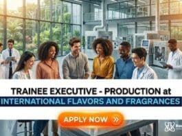 IFF Careers: Production Executive Role | Chemical Engineering Jobs