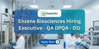 Executive QA Jobs at Enzene Biosciences | MSc Chemistry Graduates Apply Now