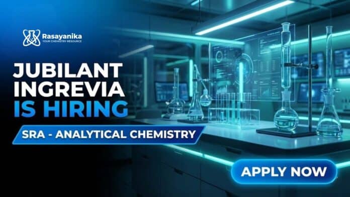 Jubilant Careers: Senior Research Associate Jobs | MSc Chemistry Graduates Apply Now Jubilant Careers: Senior Research Associate Jobs | MSc Chemistry Graduates Apply Now