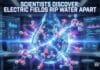 Scientists Discover Electric Fields Change How Water Breaks Apart
