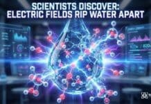 Scientists Discover Electric Fields Change How Water Breaks Apart