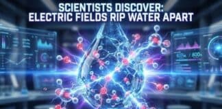 Scientists Discover Electric Fields Change How Water Breaks Apart