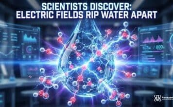 New Research Shows Electric Fields Modify How Water Breaks Down Scientists Discover Electric Fields Change How Water Breaks Apart