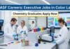 BASF Careers: Executive Jobs in Color Lab | Chemistry Graduates Apply Now