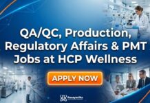QA, QC, Regulatory & MSc Chemistry Jobs at HCP Wellness | Apply Now HCP Wellness Careers: Quality Assurance, Regulatory Affairs Jobs