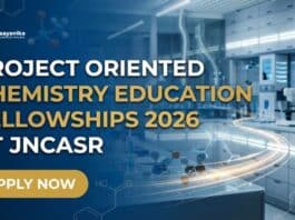 JNCASR Recruitment: POCE Research Fellowship | Apply Now