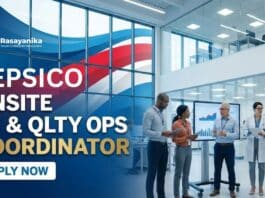 Pepsico Careers: Quality Coordinator | MSc Chemistry Jobs in Pune 