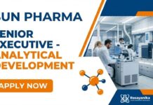 MSc Chemistry Executive Jobs at Sun Pharma, Apply Online Sun Pharma Careers: Senior Executive Jobs | MSc Chemistry Graduates Apply Now