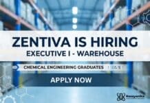 Chemical Engineering Jobs at Zentiva | Apply Now Executive Jobs in Zentiva | Chemical Engineers Apply Now