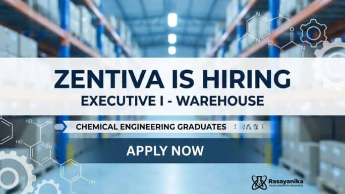 Executive Jobs in Zentiva | Chemical Engineers Apply Now Executive Jobs in Zentiva | Chemical Engineers Apply Now