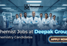Chemist Jobs at Deepak Group | Chemistry Graduates Apply