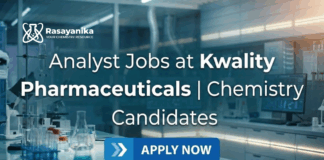 Analyst Jobs at Kwality Pharmaceuticals | Chemistry Grads Apply