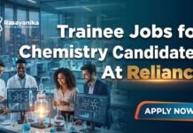 Kick start Your Career with Reliance Industries: Field Executive Trainee Jobs Trainee Jobs at Reliance | Chemistry Candidates | Apply Now
