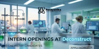 Intern Openings at Deconstruct | Chemistry Candidates Apply Now