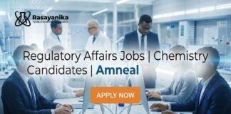 Regulatory Affairs Jobs at Amneal | Chemistry Graduate Apply Now