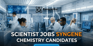 Scientist Jobs at Syngene |Chemistry Candidates | Apply Now