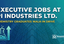Executive Jobs at PI Industries Ltd | Chemistry Grads Walk-In