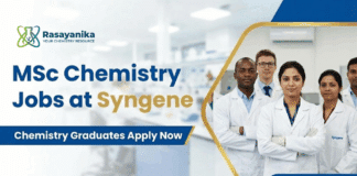 MSc Chemistry Jobs at Syngene | Chemistry Graduates Apply