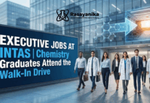 Executive Jobs at INTAS | Chemistry Grads Attend the Walk-In