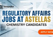 Regulatory Affairs Jobs at Astellas | Chemistry Candidates Apply