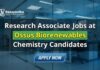 Research Associate Jobs at Ossus Biorenewables | Apply Now