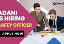 Adani Careers: Safety Officer | MSc Chemistry Graduates Apply Now