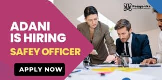 Adani Careers: Safety Officer | MSc Chemistry Graduates Apply Now