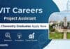 VIT Careers: Project Assistant | Chemistry Graduates Apply Now